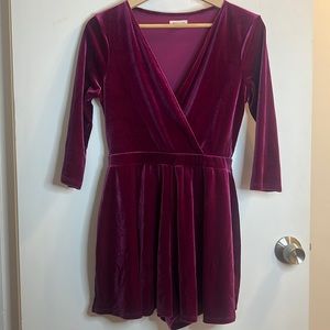 Velvet romper